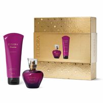 Kit Eudora Kiss Me Caberne Desodorante Colônia 50ml + Loção Perfumada Desodorante Corporal 100ml
