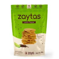 Biscoito Zaya Zaytas Sabor Lemon Pepper 80g