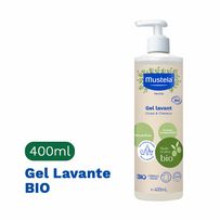 Gel Lavante Bio Mustela Corpo E Cabelo 400ml