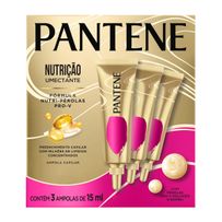 Ampola Capilar Pantene Pro-V Nutrição Umectante 3 Unidades de 15ml Cada
