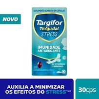 Targifor Te Ajuda Stress Vitamina Imunidade Antioxidante 30 Cápsulas