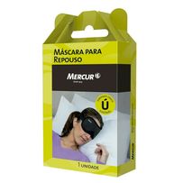 Máscara para Repouso Mercur Ajustavel Preta 1 Unidade