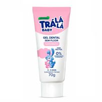 Gel Dental Trá Lá Lá Baby Sabor Tutti-frutti Sem Flúor Vegano 70g