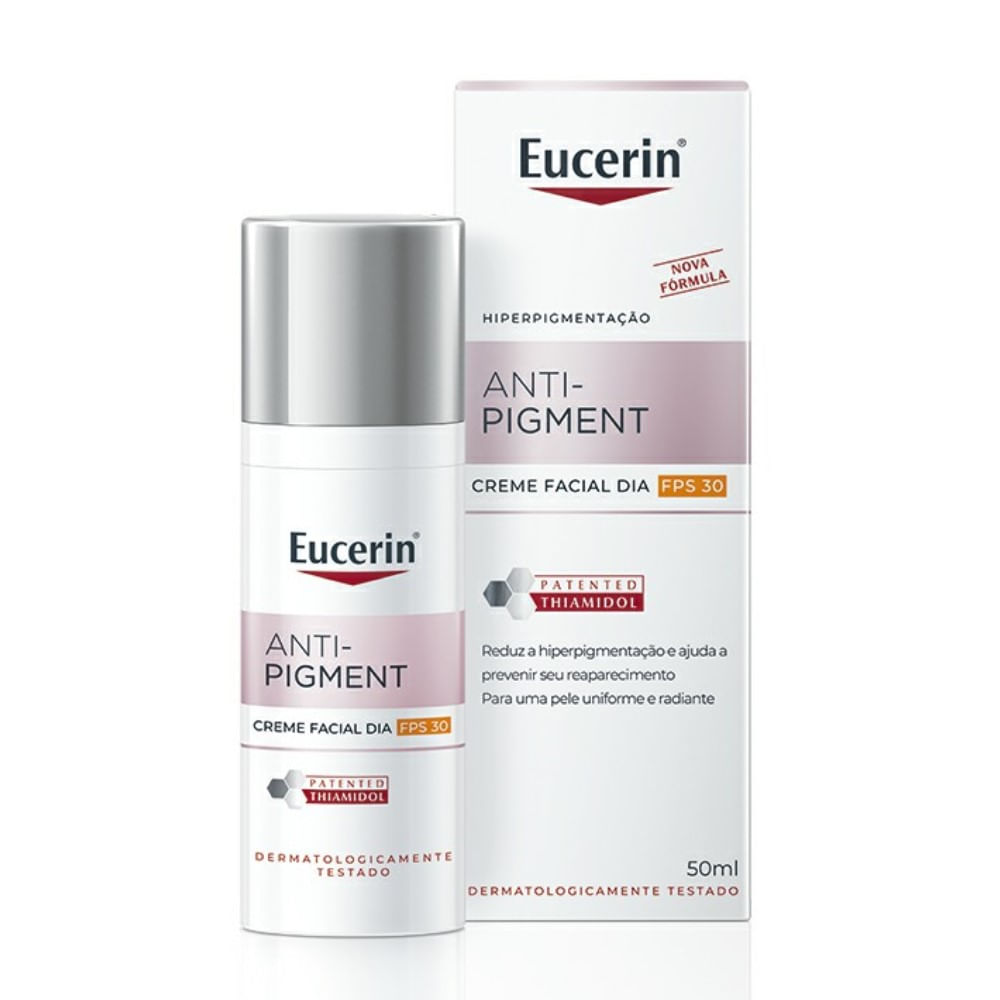 Creme Facial Clareador Eucerin Anti-Pigment Dia FPS30 50ml