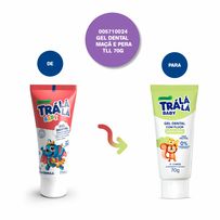 Gel Dental Trá Lá Lá Baby Maçã E Pera Com Flúor Vegano 70g