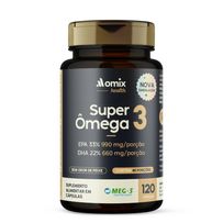 Suplemento Alimentar Omix Health Super Ômega 3 120 Cápsulas