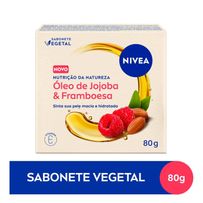 Sabonete em Barra Nivea Nutrição da Natureza Óleo de Jojoba & Framboesa 80g