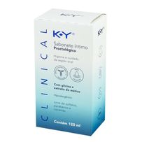 Sabonete Íntimo Proctológico KY Clinical Higiene e Cuidado da Região Anal 120ml