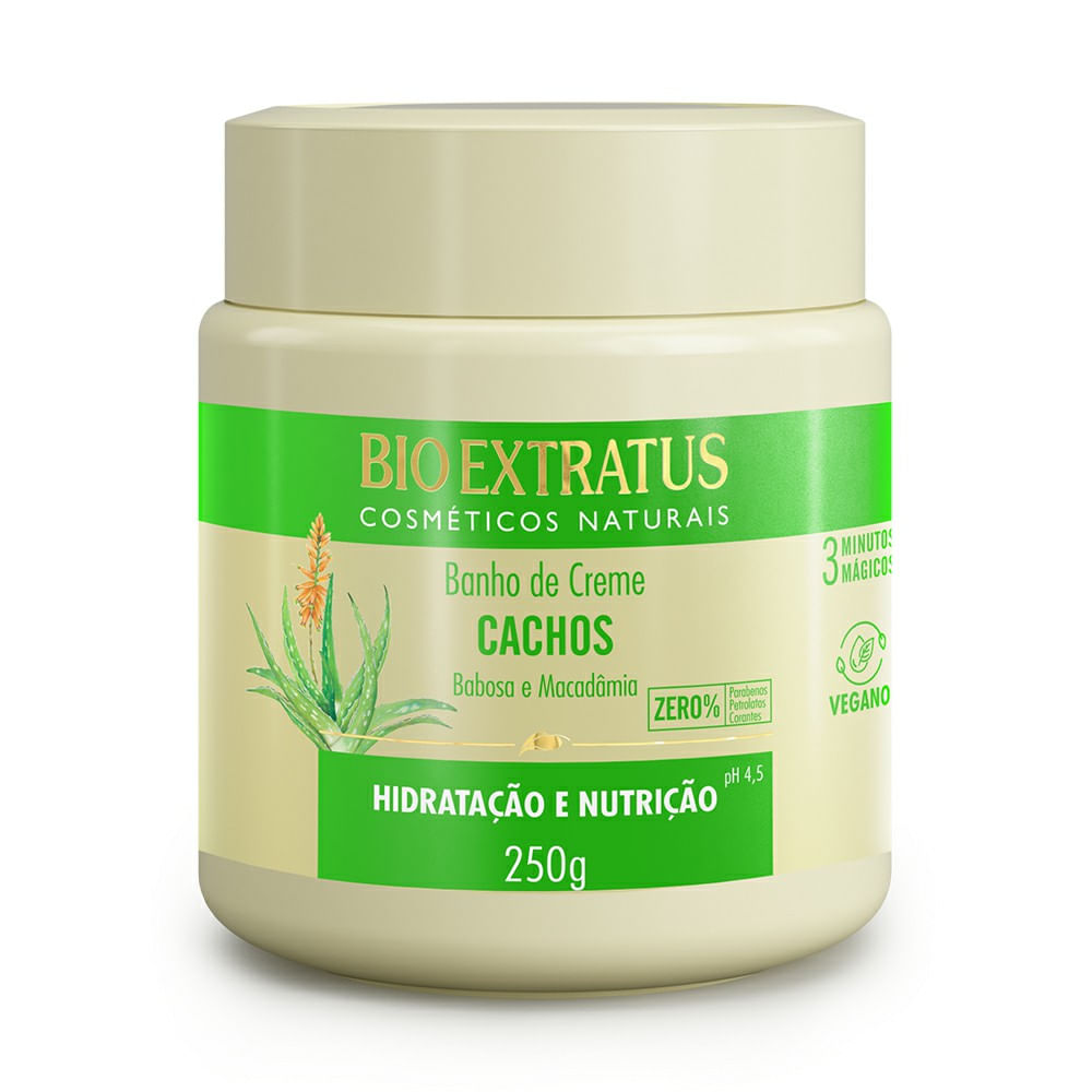 Banho de Creme Bio Extratus Cachos 250g