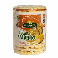 Biscoito de Milho Sem Glúten Natural Life 80g