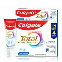 Creme Dental Colgate Total Prevenção Ativa Whitening 90g 4 unidades