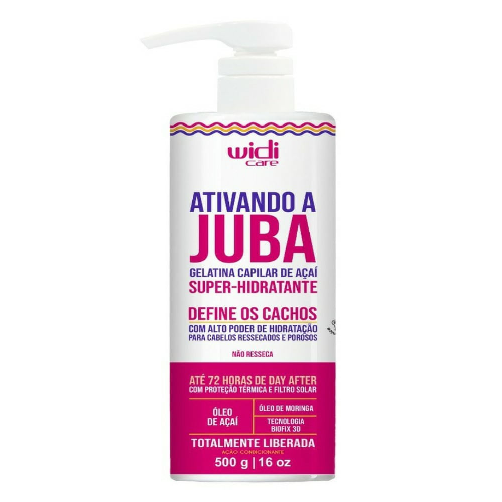 Gelatina Capilar Super Hidratante Widi Care Ativando a Juba 500g