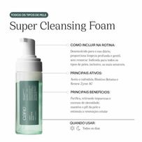 Espuma de Limpeza Facial Super Cleansing Foam Care 140ml