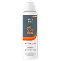 Desodorante Corporal Aerosol Dove Men All Body Deo Shea Butter e Cedar 150ml
