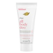 Desodorante Corporal em Creme Dove All Body Deo Raspberry e Rose 75g