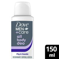 Desodorante Corporal Aerosol Dove Men All Body Deo Fig e Suede 150ml