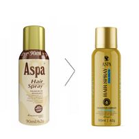 Fixador De Cabelos Aspa Hair Spray Fixa Solto 90ml
