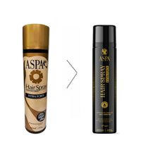 Fixador de Cabelos Aspa SpraySet Hair Spray Extra Forte 400ml