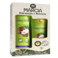 Kit Marcia Cachos Definidos Coco Shampoo 325ml + Condicionador 200ml