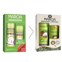 Kit Marcia Cachos Definidos Coco Shampoo 325ml + Condicionador 200ml