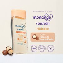 Sabonete Líquido Íntimo Monange e Lucretin Hidrata 200ml