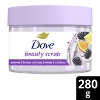 Sabonete Esfoliante Corporal Dove Beauty Scrub Amora e Frutas Cítricas 280g