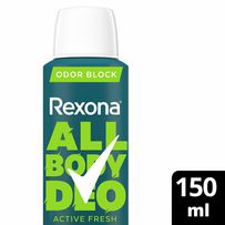 Desodorante Corporal Aerosol Rexona All Body Deo Active Fresh 150ml
