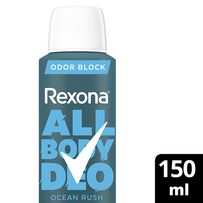 Desodorante Corporal Aerosol Rexona All Body Deo Ocean Rush 150ml