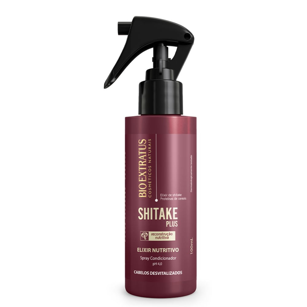 Elixir Nutritivo Spray Condicionador Bio Extratus Shitake Plus 100ml