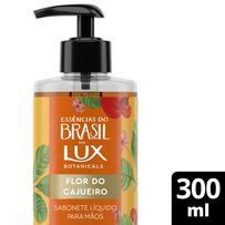 Sabonete Líquido Para Mãos Lux Botanicals Essências Do Brasil Flor Do Cajueiro 300ml