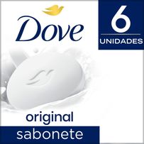 Sabonete em Barra Dove Original Branco 6 Unidades de 90g Cada