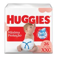 Fralda Huggies Máxima Proteção XXG 26 Fraldas