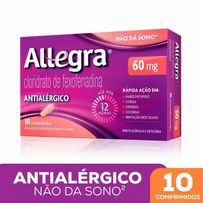 Antialérgico Allegra 60mg 10 Comprimidos