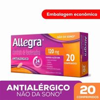 Antialérgico Allegra 120mg 20 Comprimidos