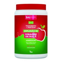 Creme 2 em 1 Tratamento + Pentear Explosão de Vinagre de Maçã Beleza Natural 1kg