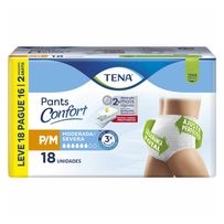 Roupa Íntima Tena Pants Confort P/M 18 Unidades