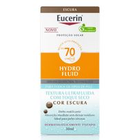 Protetor Solar Facial Eucerin Hydro Fluid Cor Escura FPS70 50ml