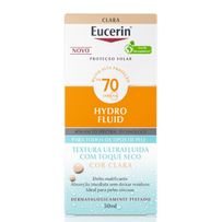 Protetor Solar Facial Eucerin Hydro Fluid Cor Clara FPS70 50ml