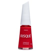 Esmalte Risqué Cremoso Vermelho Felicidade 8ml