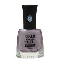 Esmalte Risque Diamond Gel Nova Cor Seda Lilás 9,5ml