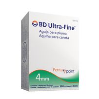 Agulha para Caneta BD Ultrafine 4mm cx com 10 unidades