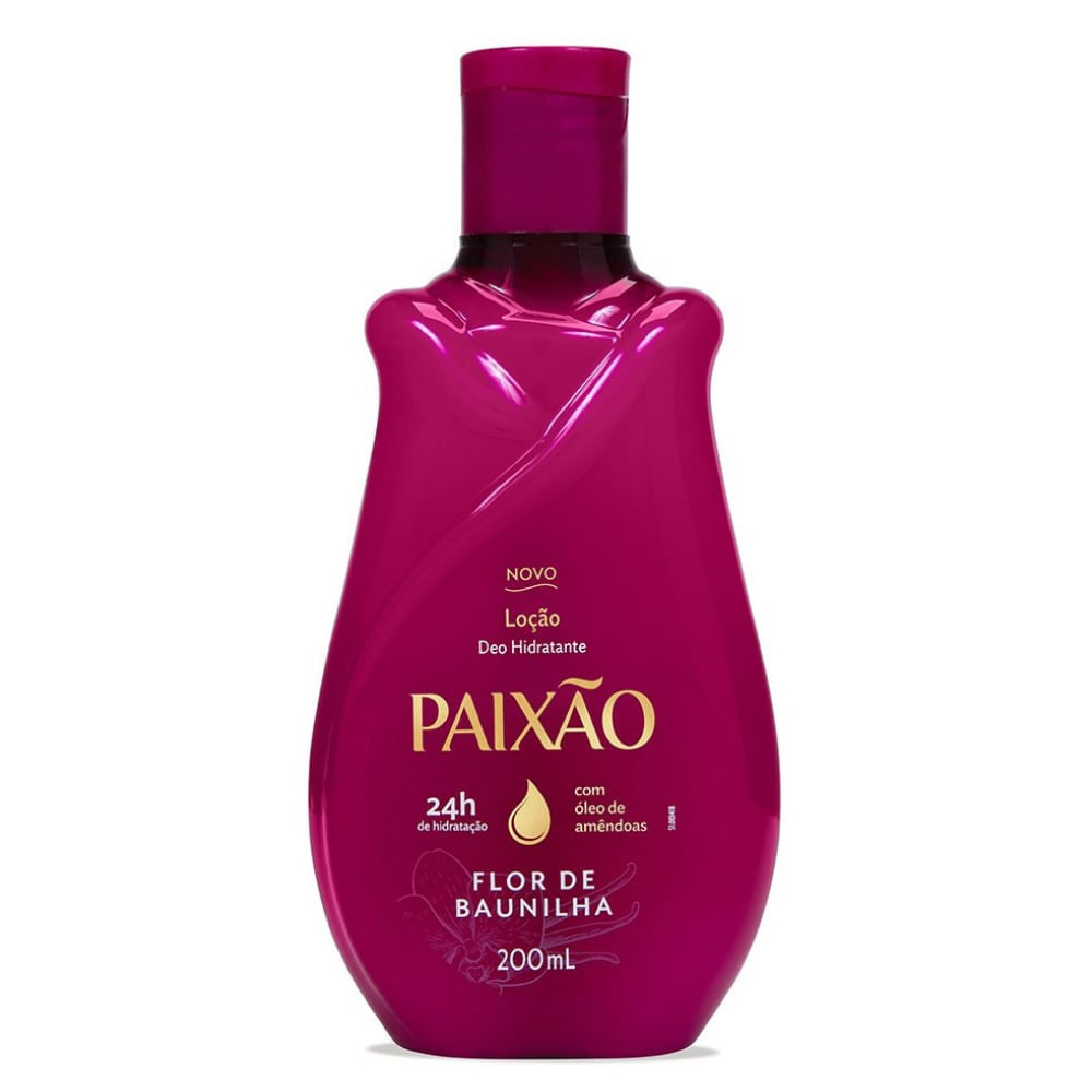 Loção Hidratante Paixão Flor de Baunilha 200ml