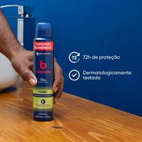 Desodorante Antitranspirante Aerossol Bozzano Masculino Antibac + Fresh Proteção Antibacteriana 200ml