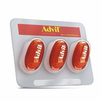 Advil 400mg Ibuprofeno Alívio Rápido da Dor de Cabeça 3 Cápsulas