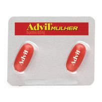 Advil Mulher Ibuprofeno 400mg Analgésico para Cólicas Menstruais 2 Cápsulas