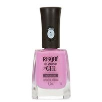 Esmalte Risqué Diamond Gel Nova Cor Cupcake de Morango 9,5ml