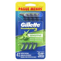 Aparelho De Barbear Gillette Prestobarba 3 Sensitive 4 Unidades