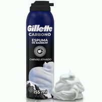 Espuma De Barbear Gillette Carbono Carvão 150g