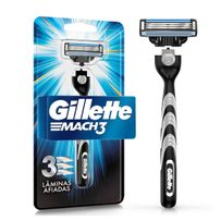 Aparelho de Barbear Gillette Mach3 1 unidade + 1 Carga
