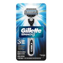 Aparelho de Barbear Gillette Mach3 1 unidade + 1 Carga